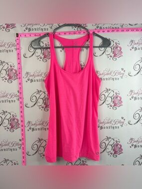 GAP fit tank top neon bright Hot Pink Racerback Tank Top